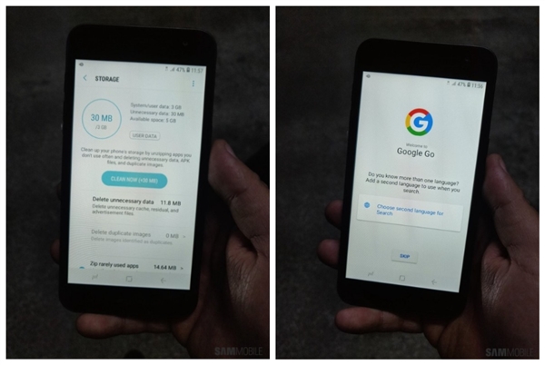 配1GB内存 三星Android Go新机通过Wi-Fi联盟认证