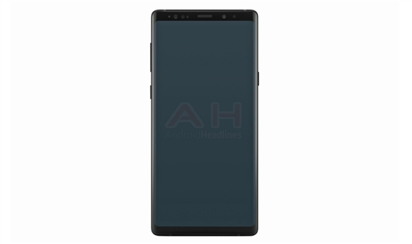 疑似三星Galaxy Note 9官方渲染图泄漏：神似Note 8