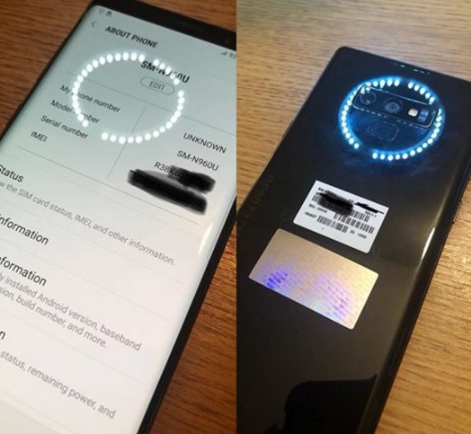 疑似三星Note 9真机曝光：还是Note 8的味道