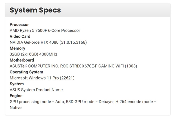 神秘的AMD锐龙5 7500F首次曝光：有两种可能
