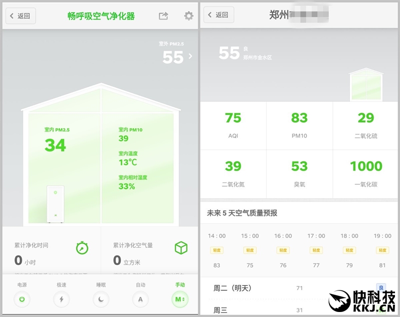 除霾不妥协 锤子畅呼吸空气净化器评测：每小时净化800+m3