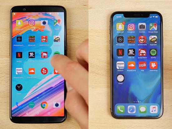 霸主间的战争 一加5T、iPhone X谁更快 