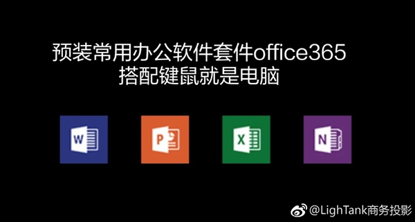 4999元！Lightank W100智能投影发布：10秒无网投屏 标配键鼠预装Win10