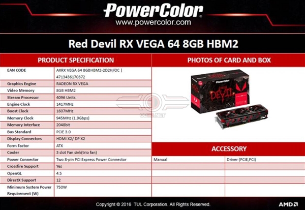 迪兰RX Vega 64非公版显卡开箱：三槽风冷、三BIOS切换