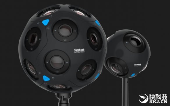 24个摄像头 Oculus发布8K六向移动VR全景相机
