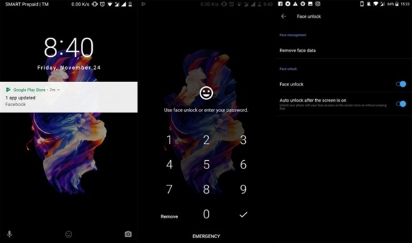 一加5将加入面部识别功能 随安卓8.0一起到来