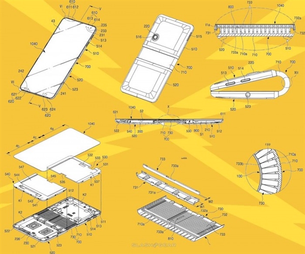 Galaxy X上路：三星新专利展示超强外形！