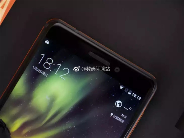 <a href='https://www.nokia.com/phones/zh_int/' target='_blank'><u>诺基亚</u></a>6真机曝光：后置指纹 非全面屏