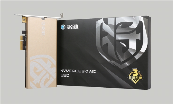 999元！影驰新铁甲战将240GB PCI-E SSD开卖：东芝原厂闪存