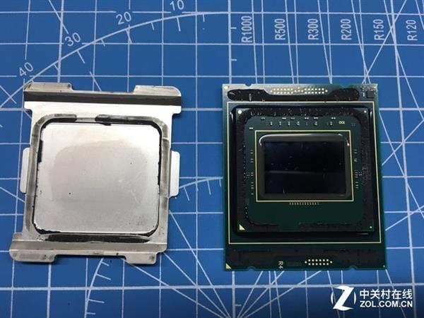 i7-7820X开盖去硅脂上液金：性能提升这么大