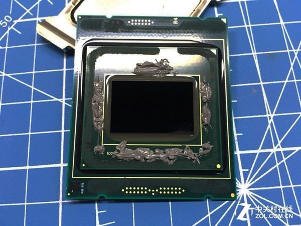 i7-7820X开盖去硅脂上液金：性能提升这么大