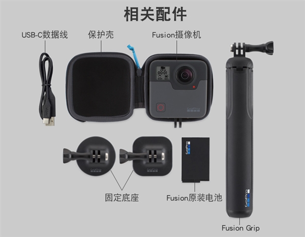 可拍摄5.2K视频 GoPro全景相机Fusion马上开售