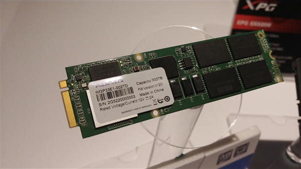 威刚首秀M.3 SSD：单路服务器集成36块288TB！