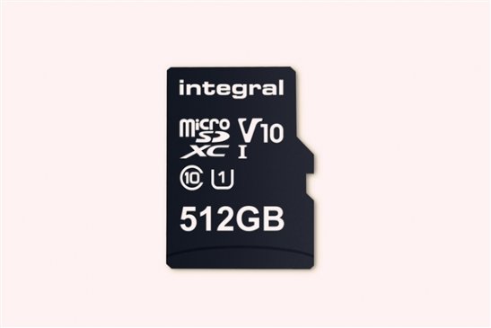 512GB、10MB/s 全球最大容量microSD存储卡上市