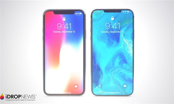 双SIM卡！iPhone X Plus高清概念图：全面屏更彻底