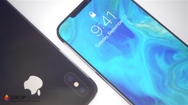 双SIM卡！iPhone X Plus高清概念图：全面屏更彻底