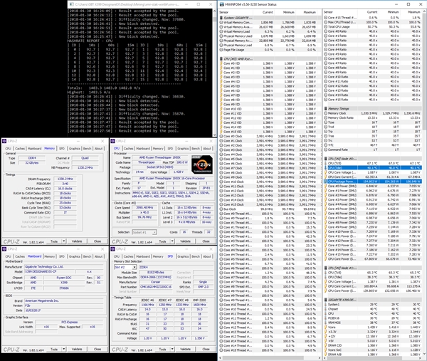 AMD ThreadRipper 16核心挖矿效率奇高：一年半回本