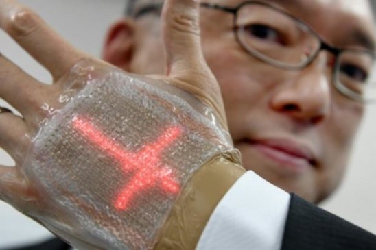 可拉伸145% 日本研发成功柔性LED健康显示屏