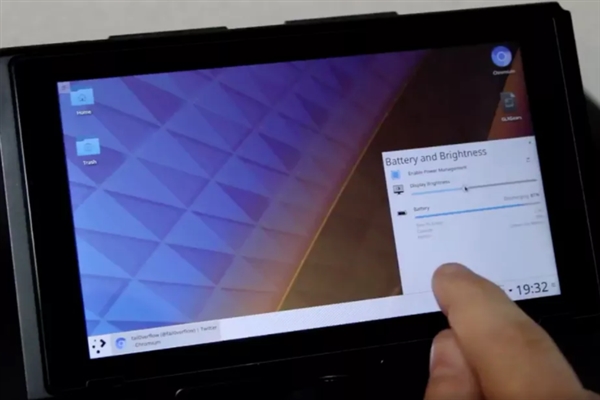 黑客将任天堂Switch变成了一个Linux平板电脑