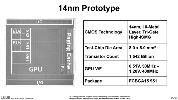 Intel展示独立显卡原型：基于核显 15.42亿晶体管