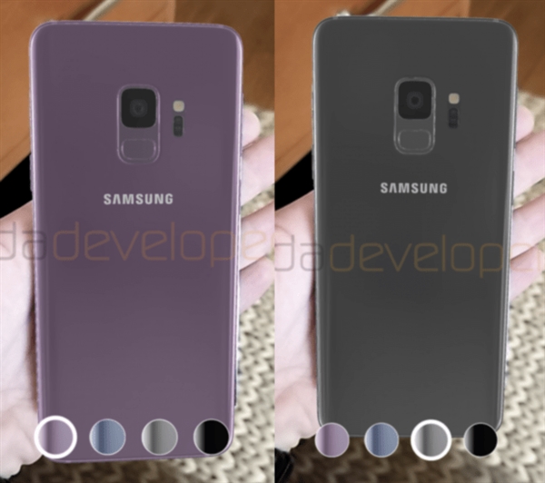 <a href='https://www.samsung.com/cn/' target='_blank'><u>三星</u></a>Galaxy S9官方照流出 四款颜色机型全泄露