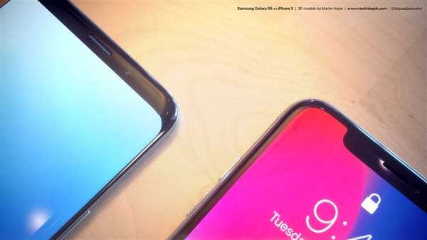 全面屏旗舰你选谁？三星S9同框对比iPhone X