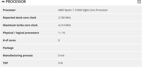 Ryzen 7 2700X 3DMark跑分勇超1800X：价格却低于1700X