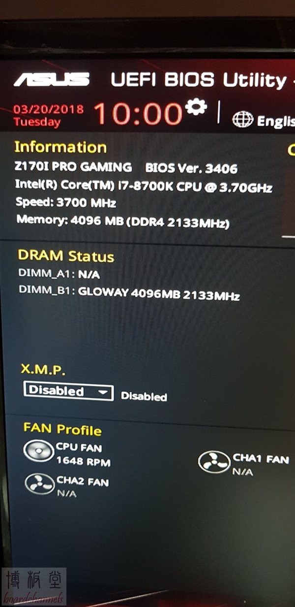 Intel彻底无言！Z170老主板成功点亮八代i7-8700K