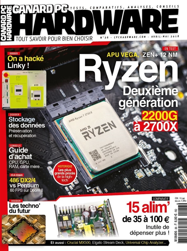 AMD Ryzen 7 2700/Ryzen 5 2600X真身首曝：4月见