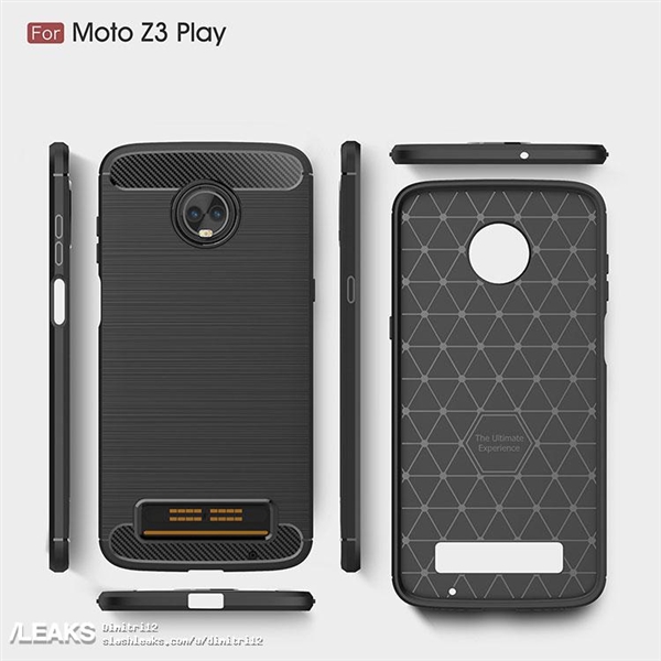 <a href='https://www.lenovo.com.cn/' target='_blank'><u>联想</u></a>Moto Z3 Play外形曝光：双摄/超薄/支持模块扩展