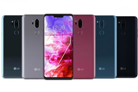 90%+占比刘海屏！LG G7官方渲染曝光：骁龙845水桶机