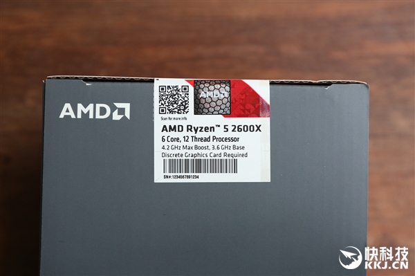 6核4.2GHz！AMD Ryzen 5 2600X开箱图赏