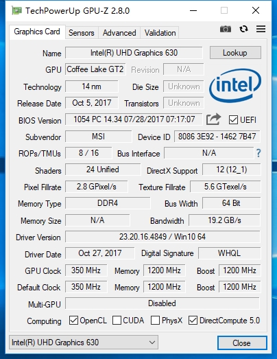 Intel处理器40周年纪念版i7-8086K曝光跑分：加速5.1GHz