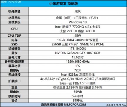 高画质“吃鸡”无压力 小米游戏本上手