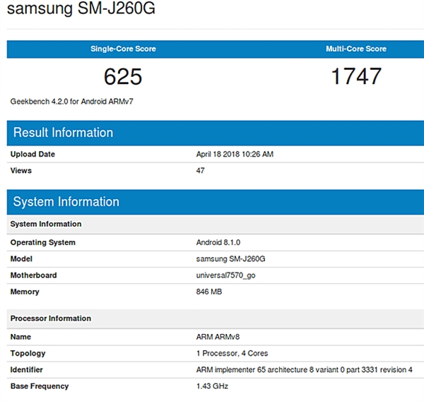 <a href='https://www.samsung.com/cn/' target='_blank'><u>三星</u></a>首款Android Go手机曝光：1G内存也流畅