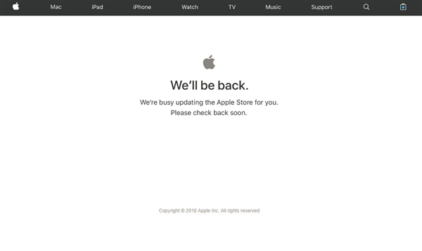 <a href='https://www.apple.com/cn/' target='_blank'><u>苹果</u></a>Apple Store突然维护：AirPower无线充电板要来？