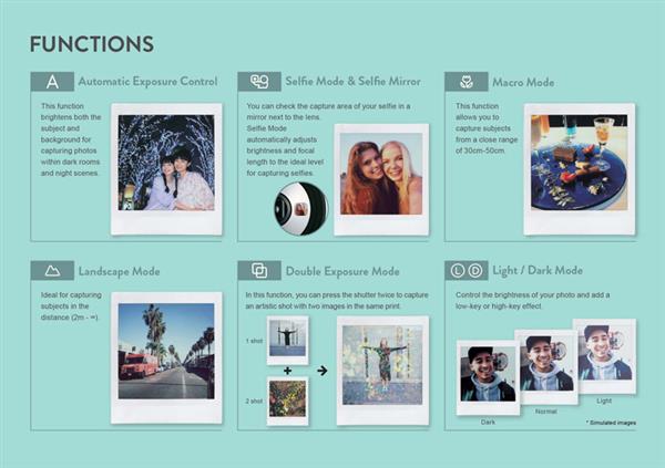 富士Instax SQ6拍立得相机宣传图曝光