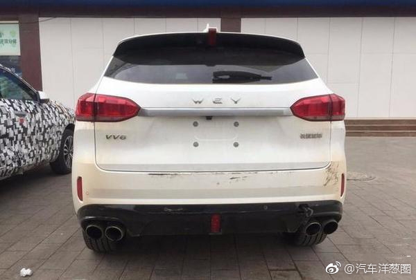 WEY旗下首款四驱量产SUV！VV6实车照首曝