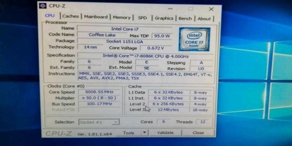 50岁献礼 Intel i7-8086K纪念版处理器现身：6月8日发？