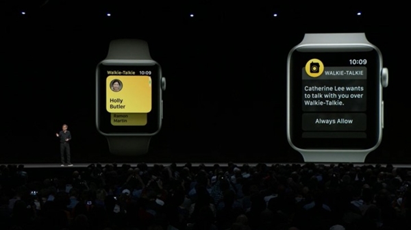 苹果watchOS 5发布：手表支持互发语音