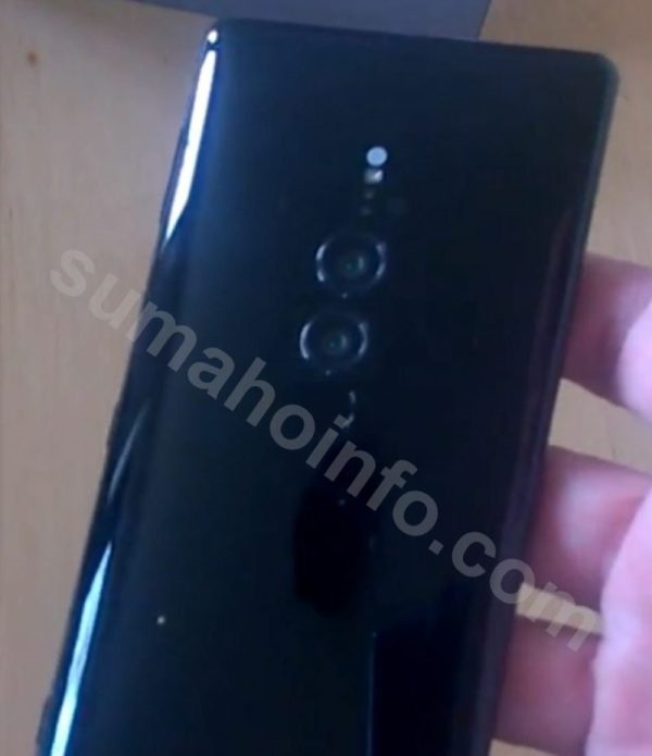 索尼Xperia XZ3曝光：配备双摄像头