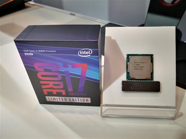 Intel i7-8086K开盖限量版上架：5.3GHz要价5540元