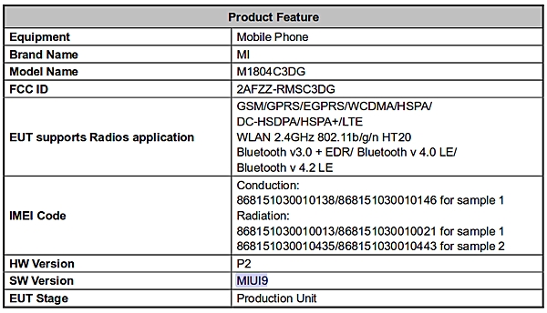小米新机通过FCC认证：小米Max 3？