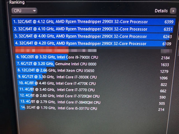 32核心64线程！AMD线程撕裂者二代旗舰2990X现身：加速4GHz