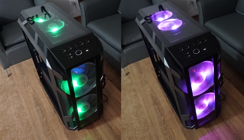 感受顶级ARGB灯效！酷冷至尊MasterCase H500M评测：全面而完美的高端机箱