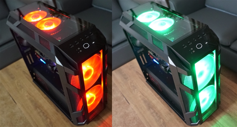 感受顶级ARGB灯效！酷冷至尊MasterCase H500M评测：全面而完美的高端机箱