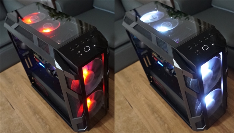 感受顶级ARGB灯效！酷冷至尊MasterCase H500M评测：全面而完美的高端机箱