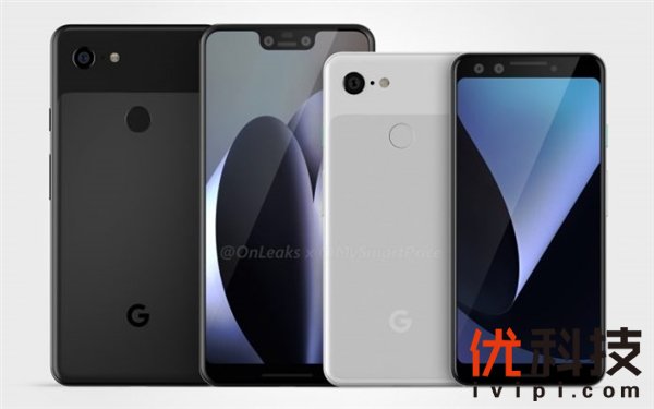 谷歌Pixel 3 XL曝光：6.2寸对称刘海屏、单摄后指纹