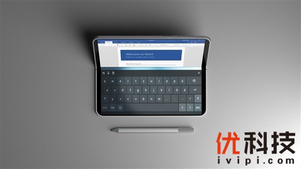 Surface折叠手机概念设计：展开后变身笔记本和游戏机
