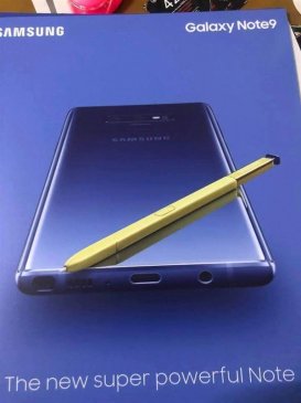 S Pen混搭色、保留3.5耳机孔 疑似三星Note 9海报曝光